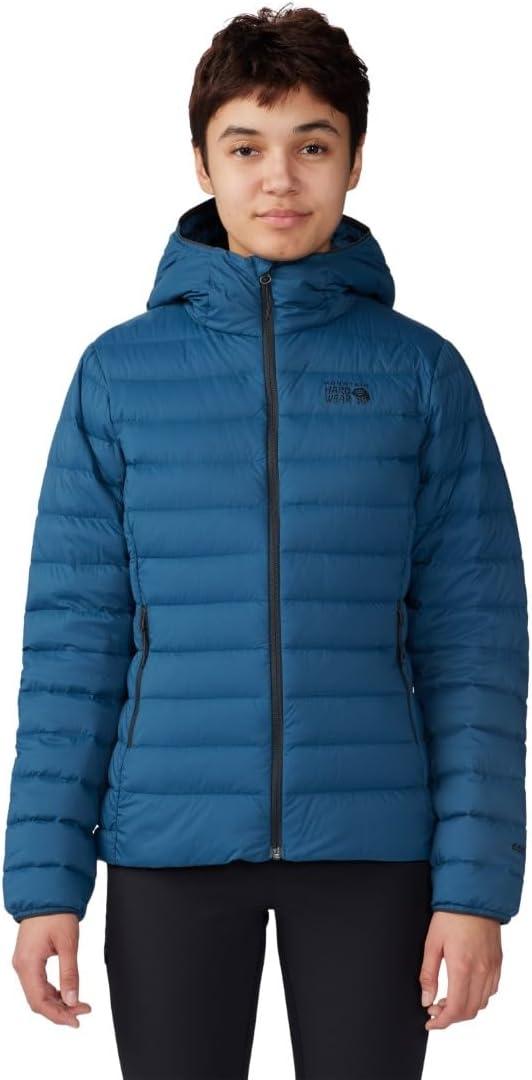 Mountain Hardwear Women's Deloro Down Full Zip Hoody, Color Dark Caspian, Size L