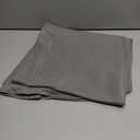 FOLINS&HOME Grey Round Tablecloth 48 Inch Waterproof Heavy Duty Wrinkle Free Polyester Fabric Table Cloth, Spillproof Washable Table Cover for Parties, Camping, Picnic, Banquet, Indoor and Outdoor Use