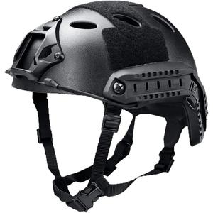 Airsoft Tactical Military Paintball Helmet - Bump Army Helmet for Kids Men & Women - Swat Sniper Combat Pilot Climbing Forestry Caving PJ Type Fast Helmet, One Size