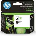 HP 61XL Black High-yield Ink | Works with Series: DeskJet 1000, 1010, 1050, 1510, 2050, 2510, 2540, 3000, 3050, 3510; ENVY 4500, 5530; OfficeJet 2620, 4630 | Eligible for Instant Ink | CH563WN