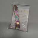 Elegant Little Tail Valentine's Day Collar - Pink Heart Cute Dog Collar, Adjustable for X-Small Dogs