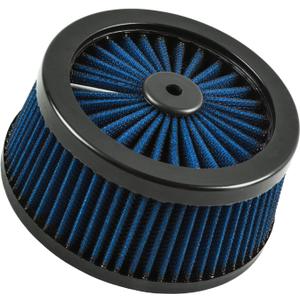 Motorcycle Air Filter High Flow Intake Cleaner Accessories 29400118 for Harley Cruiser 2007-Later Sportster XL, 2008-2017 Dyna, 2008-2015 Softail Models (Blue)