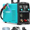 bestarc Plasma Cutter, [Pilot Arc][Large LED Display] 55A bestarc Plasma Cutter Machine 110/220V Dual Voltage, 5/8 Inch Clean Cut 3/4 Inch Max Cut, Post Flow Mesh Cut, 2T/4T for Beginners DIY