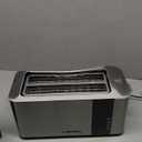 Mueller UltraToast Full Stainless Steel Toaster 4 Slice, Long Extra-Wide Slots for Bagels and Waffles, 6 Browning Levels, LED Display, Cancel/Defrost/Reheat Functions & Removable Tray, Kitchen Gadgets