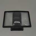 12" Big Screen Phone Magnifier, Upgraded HD Foldable Design Screen Magnifier Version for Movies, Gaming and Videos (Black,Horizontal)