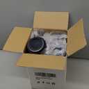 200 Pack Black Coffee Cups Lids 3.54'', Disposable Plastic Lids for 10, 12, 16, 20, 24 oz Paper Cups, Hot or Cold Drinking Cup Lid for Espresso, Hot Beverage