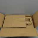 Brown Paper Bags with Handles Bulk 100Pcs 8x4.5x10.8 Inch Gift Bags Bulk, Brown Kraft Paper Bags for Retail, Party, Shopping, Favor