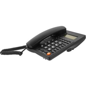 Corded Landline Telephone for Home, Caller ID/Call Waiting, Easy-to-Use, Speaker, Display, Desk Phone Only (Black)