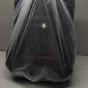 Rolling Travel Bag  Wheeled Laptop Backpack Convertible Luggage with Wheels Daypacks Carry-On for Business Women Men Outdoor Urban Waterproof PU Film Hideable Pull Rod Backpacks Black