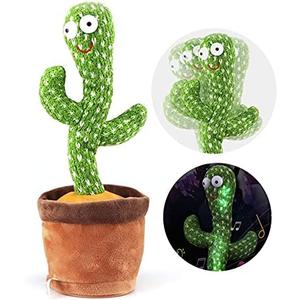 Dancing Cactus Talking Toy,Wriggle Singing Mimicking Cactus,Repeat What You Say,Sing,Dance,Recording,LED(120 Songs) Dancing Cactus Talking Toy,Wriggle Singing Mimicking Cactus,Repeat What You Say,Sing,Dance,Recording,LED(120 Songs)