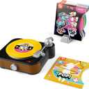 Fisher-Price Musical Toy, Rockin Record Player for Preschool Pretend Play for Kids Ages 3+ Year