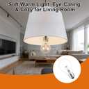 60 Watt Incandescent Light Bulbs, A19 60 WATT Incandescent Bulb Shatter Resistant Rough Service Light Bulb 60 W A19 Shape, Soft White-6Pack