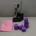 Bath Bomb Press Machine, 5 Molds Set, Heavy-Duty Stainless Steel DIY Soap Maker Tool with Adjustable Height for Crafting Professional Bath Fizzies