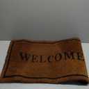 PLUS Haven Coco Coir Door Mat with Heavy Duty Backing, Welcome Doormat, 17.5x30 Size, Easy to Clean Entry Mat, Beautiful Color and Sizing for Outdoor and Indoor uses, Home Dcor