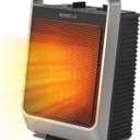 ROSEKM Space Heaters for Indoor Use, 1500W Portable Electric Heater with Thermostat, Ceramic Heater for Room Bedroom Office Under Desk with 3 Heating Levels, Safe Tip-Over Protection