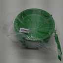 Vibrant Round Festive Green Plastic Plates - 9" (10 Packs of 20) - Premium Quality Design, Ideal for Any Event or Party - 200 Pc.