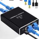 Ethernet Splitter 1 to 3, 1000Mbps High Speed Ethernet Cable Splitter with LAN Cable Cat 6 [3 Devices Simultaneous Networking], Gigabit RJ45 LAN Network Extension for Cat8/7/6/5e/5 Cable