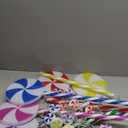 6 Pack Christmas Lollipop Pathway Lights Outdoor with 28PC Candy, 27" 176LED Peppermint Candy Cane Decoration with 8 Mode&Timer&Stake, Pathway Marker Light for Walkway Outsides Decor(Multicolor)