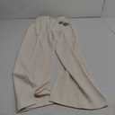FUNYYZO Women Suit Pants Wide Leg Pants High Elastic Waisted in The Back Business Work Trousers Long Straight (X-Small Long, Beige)