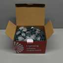 C9 LED Christmas String Lights, 66ft 100 LED Waterproof Strawberry String Lights, Plug-in Extendable Green Wire Lights String for Outdoor Indoor Outside Patio Wedding Party Decoration, Warm White