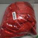 Eternal Beauty Red Sequin Backdrop, 8x8 Ft Glitter Background Curtains for Valentines Christmas Shimmer Photography Party Wedding Birthday Back Drop Decor