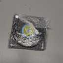 Funny Retro Record Coasters for Drinks with Vinyl Player Holder for Music Lovers,Set of 6 Conversation Piece Sayings Drink Coaster,Housewarming Hostess Wedding Registry Gift Ideas