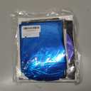 Blue Silver Black 16th Birthday Decorations for Boys Girls, Sweet 16 Party Supplies Kit Bruh I'm 16 Banner, Happy 16th Birthday Backdrop, Number 16 Balloons, Pompoms, Hanging Swirls, Cake Toppers