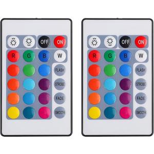 24 Keys RGB LED Light Strip Wireless Remote Controller SUPERNIGHT Led Light Remote Replacement for SMD 5050 2835 3528 Led Strip Lights (24 Keys)