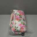 LONDON FOG Girls' Heavyweight Puffer Jacket With Beanie and Soft Fleece Lining (3T, Floral)