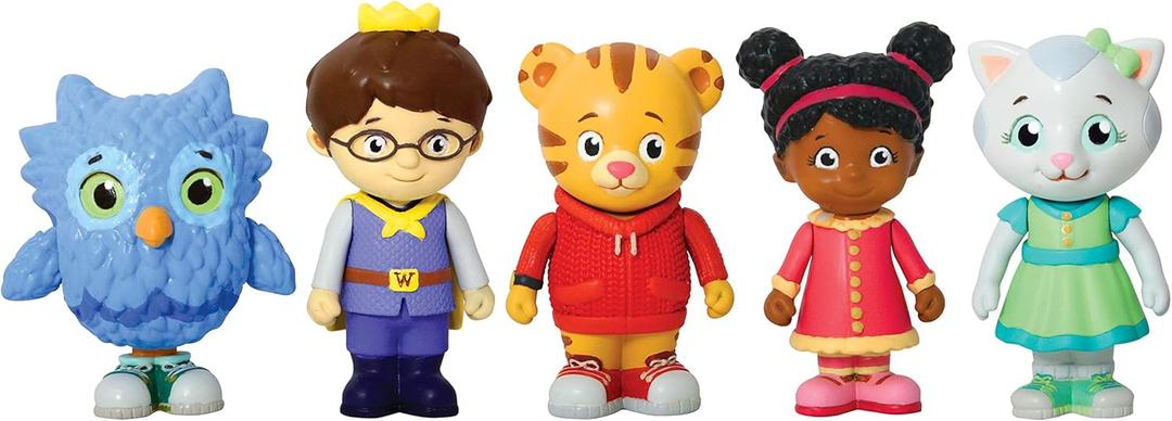 Daniel Tiger's Neighborhood - Friends Figure Set (5-Pack) 2.5 Poseable Figures for Pocket-Sized Play Ages 3+ (missing owl)