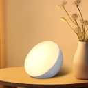 Cordless Bedside Table Lamp with Gravity Sensor | Portable Wireless Rechargeable 2000mAh Battery Operated | Mini Warm Soft Ambient Night Stand Light | Gift for Bedroom, Nursery, Camping & Outdoor