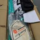 Complete Pickleball net Set for Outdoor, Indoor, Backyard use, Includes Metal Frame, 22 Feet PE net, Paddles, Balls,Carry Bag