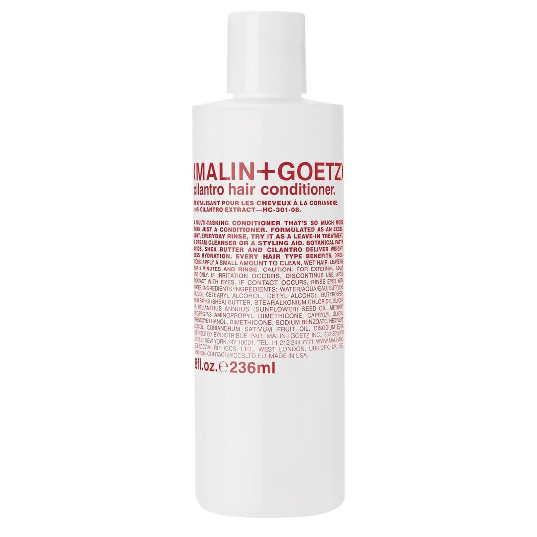 MALIN+GOETZ Cilantro Hair Conditioner | Everyday Essential Conditioner with Cilantro Extract, Shea Butter, Fatty Acids | Hydrates, Detangles, Reduces Frizz | Vegan, Cruelty-Free (8 oz/16 oz/Refill)