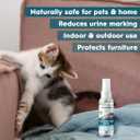 2 x AmeizPet Cat Scratching Deterrent Spray, Cat Repellent Spray, Stop Cats Scratching Furniture, Carpets, Curtains and Plants, Safe and Effective Solution, Use Indoor & Outdoor, 1.69 fl oz (50 ml)