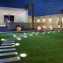 NFESOLAR 16 Pack Solar Lights Outdoor, 16 LEDs Bright Solar Ground Lights Outdoor Waterproof for Pathway Garden Yard Lawn Walkway Driveway (White)