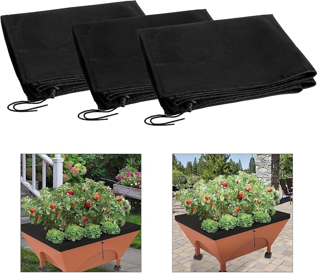 3pcs City Pickers Replacement Cover,20"x24" Planter Box Cover,Replant Kit Cover for Garden Mulch