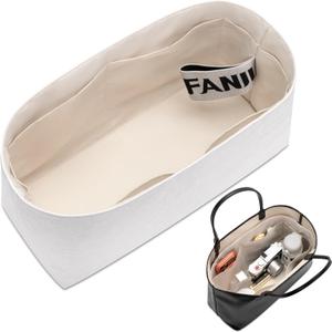 Tote Bag Organizer Insert for Saint Louis PM Bag,Custom Fit Inside Premium Craie Lightweight Water Resistant St. Louis Purse Insert inner linner Protector bag