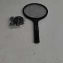 YISSVIC Electric Fly Swatter Bug Zapper Racket Dual Modes Mosquito Killer with Purple Mosquito Light Rechargeable for Indoor Home Office Backyard Patio Camping, Black