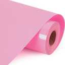 HTVVETUR HTV Vinyl Rolls Heat Transfer Vinyl - 12" x 9ft White HTV Vinyl for Shirts, Iron on Vinyl for Cameo - Easy to Cut & Weed for Heat Vinyl Design (10 K13 Pink-9ft)