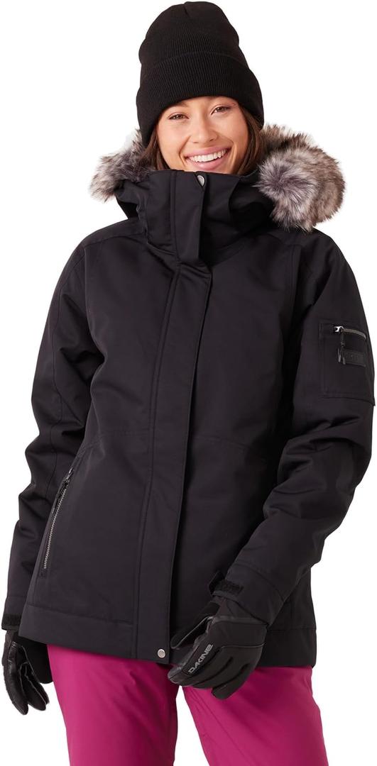 Roxy womens Meade Snow Jacket  10k Waterproof, Pfas-free, Recycled Materials, Insulated (Black) XS