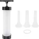 Hoypeyfiy Homemade Sausage Maker Kitchen Sausage Stuffer Tool Manual Meat Filling Machine with 3 Stuffing Tubes