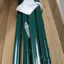 ARIFARO Metal Fence Posts 7 Feet assemblable,Pack of 10,Sturdy Duty No Digging Garden U Post for Wire Fencing Steel Poles for Yard, Outdoor