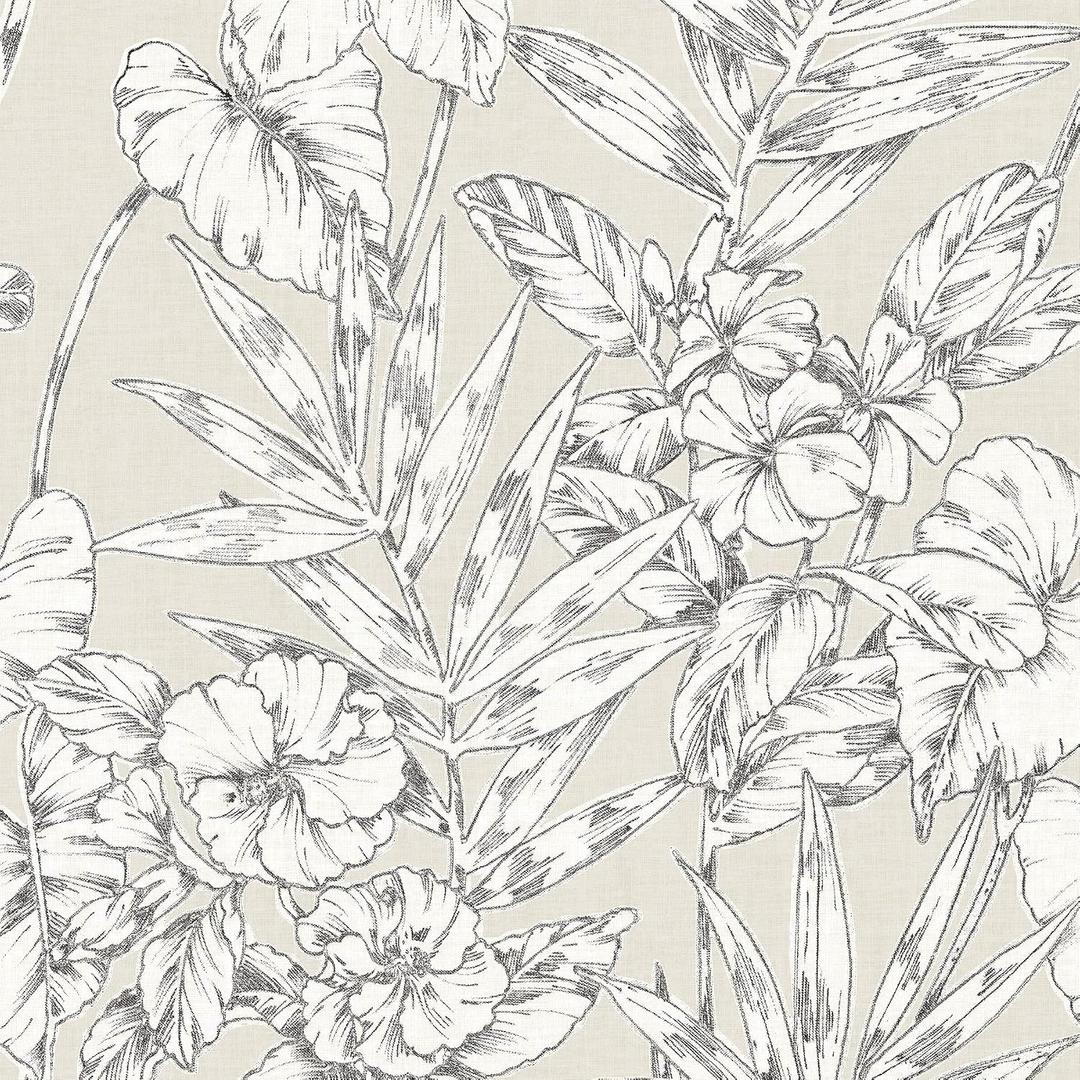 NuWallpaper Grey Cayman Peel and Stick Wallpaper, Neutral, Removable Wallpaper, Renter-Friendly, 20.5 in x 18 ft