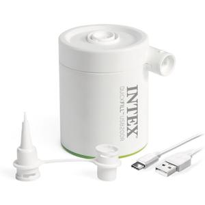 INTEX QuickFill Electric Air Pump: Inflates and Deflates Air Mattresses, Inflatable Kayaks, Boats, Toys (7.0CFM)