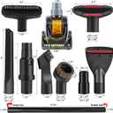12 Pcs Vacuum Attachments Accessories for Shark Navigator Lift Away Attachments, Fit NV350 NV352 NV355 NV356E, Rotator NV500 NV501, Rocket HV301 Series Upright Vacuum, 1 1/4" (32mm) Vacuum Attachments