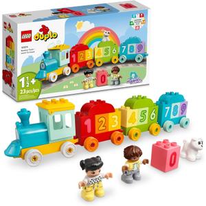 LEGO DUPLO Number Train Toy - Learn to Count - Building Blocks for Toddlers, Girls & Boys, Ages 1.5+ - Sensory Toys for Early Development & Cognitive Skills - Gift for Birthdays - 10954, 23