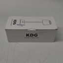 KDG 2 Pack Cordless Table Lamp,Portable LED Desk Lamp, 5000mAh Battery Operated, 3 Color Stepless Dimming Up, for Restaurant/Bedroom/Bars/Outdoor Party/Camping/Coffee Shop Night Light  (Black-2)