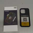 Upgraded Smart Ink Phone Case  4.1" 4-Color E Ink Screen, 556800 Resolution, NFC Digital Picture Phone Case, DIY Photo Transfer, Smart Ink Case Compatible with iPhone 15 pro  Black