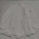 HUGO Men's Classic Popelin Button Down Dress Shirt (15.5R, New White)