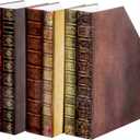 The Paragon Magazine Holders - Set of 3, Decorative Organizer File Boxes